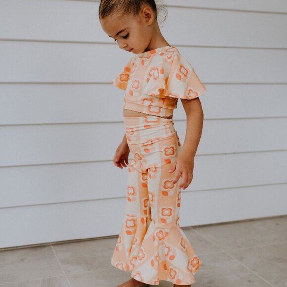 Dollcake Poppy Flared Pants & Butterfly Sleeve Top - Picture 2 of 4